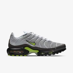 Nike Air Max Plus - White Pearl Grey Black Neon Yellow